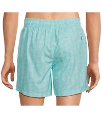 Caribbean Pineapple Texture 6#double; Swim Trunks