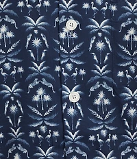 Caribbean Printed Short Sleeve Woven Camp Shirt