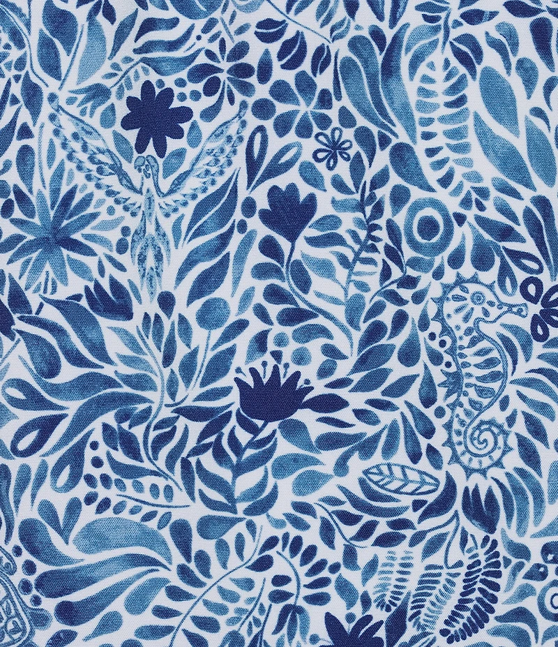 Caribbean Sea Creatures 6#double; Cabana Swim Trunks