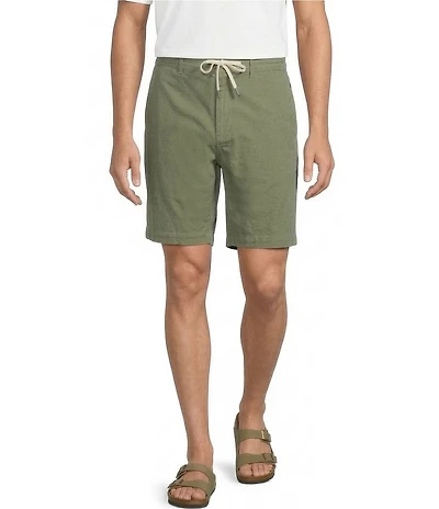 Caribbean Side Seam Embroidered 8#double; Inseam Shorts