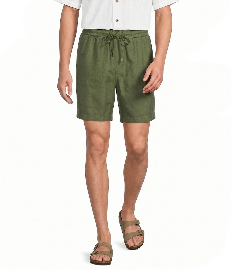 Caribbean Solid 7#double; Inseam Shorts