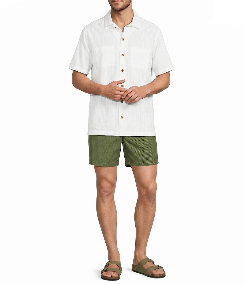 Caribbean Solid 7#double; Inseam Shorts