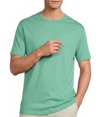 Caribbean Solid Cotton Short Sleeve T-Shirt
