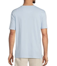 Caribbean Solid Cotton Short Sleeve T-Shirt