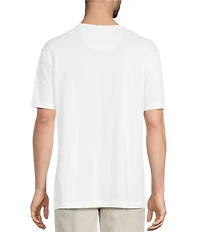 Caribbean Solid Cotton Short Sleeve T-Shirt