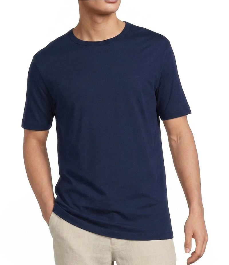 Caribbean Solid Cotton Short Sleeve T-Shirt