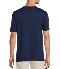 Caribbean Solid Cotton Short Sleeve T-Shirt