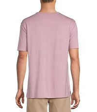 Caribbean Solid Cotton Short Sleeve T-Shirt