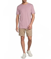 Caribbean Solid Cotton Short Sleeve T-Shirt