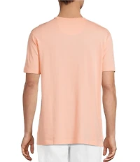 Caribbean Solid Cotton Short Sleeve T-Shirt