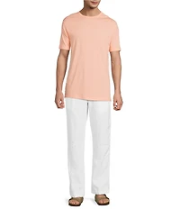 Caribbean Solid Cotton Short Sleeve T-Shirt