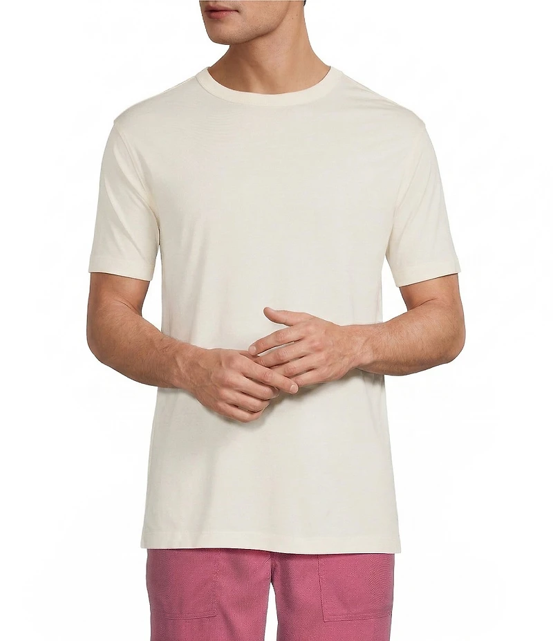 Caribbean Solid Cotton Short Sleeve T-Shirt