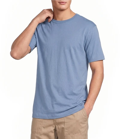 Caribbean Solid Cotton Short Sleeve T-Shirt