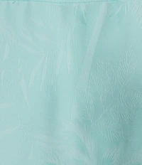 Caribbean Solid Jacquard Short Sleeve Woven Shirt