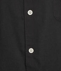 Caribbean Solid Linen Short Sleeve Woven Shirt