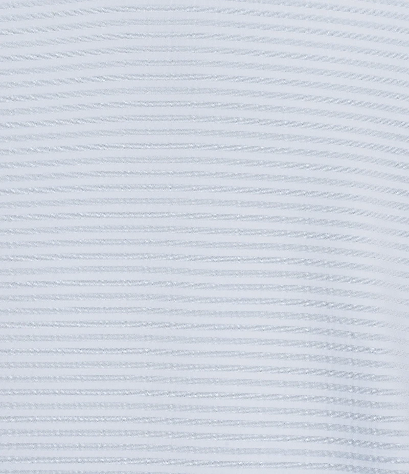 Caribbean Solid Seersucker Short Sleeve Polo Shirt