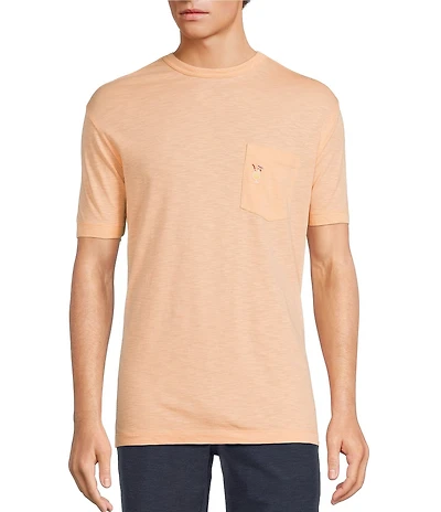 Caribbean Solid Short Sleeve Slub T-Shirt