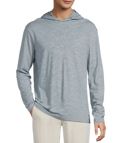 Caribbean Space Dye Heather Long Sleeve Hoodie