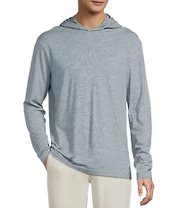 Caribbean Space Dye Heather Long Sleeve Hoodie