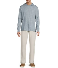 Caribbean Space Dye Heather Long Sleeve Hoodie