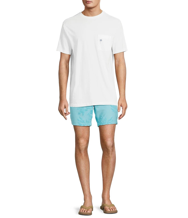 Caribbean Starfish Terry 7#double; Inseam Knit Shorts
