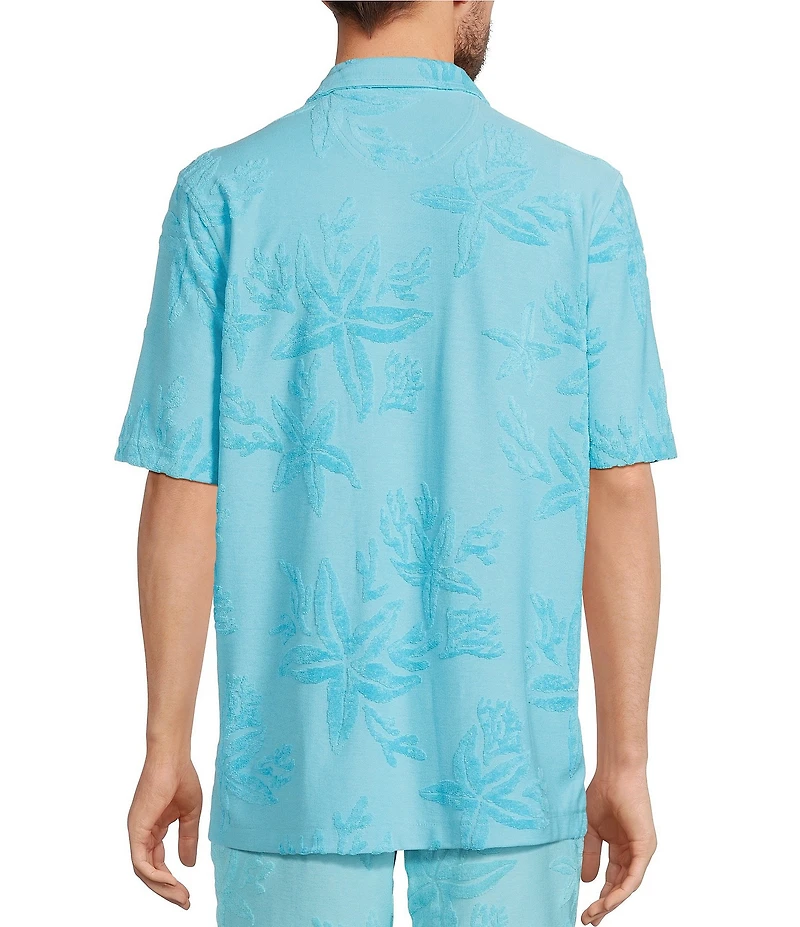 Caribbean Starfish Terry Short Sleeve Knit Shirt