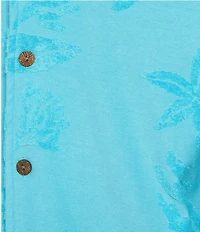 Caribbean Starfish Terry Short Sleeve Knit Shirt