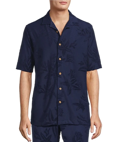 Caribbean Starfish Terry Short Sleeve Knit Shirt