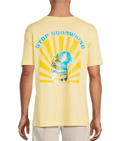 Caribbean Stop Squawking Short Sleeve T-Shirt