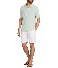 Caribbean Terry Burnout Short Sleeve Polo Shirt