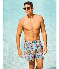 Caribbean Tropical Jungle 5#double; Swim Trunks