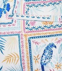 Caribbean Watercolor Collage 6#double; Swim Trunks
