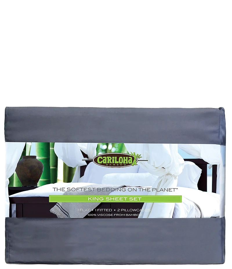 Cariloha Viscose Made of Bamboo Resort Split King Sheet Set