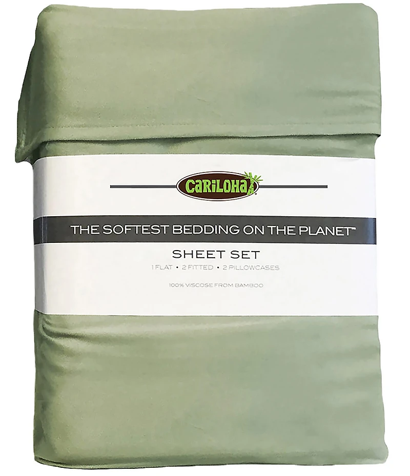 Cariloha Classic Viscose Bamboo Twill Weave Sheet Set