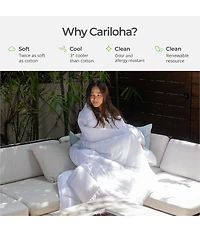 Cariloha Mid-Loft Bamboo Duvet Comforter