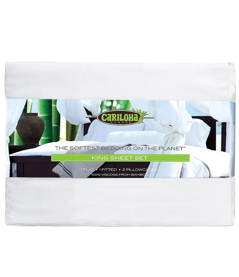 Cariloha Resort Viscose Made From Bamboo 400-Thread Count Sateen Set