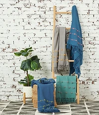 carol & frank Tabb Tufted Textured Throw Blanket