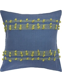 carol & frank Tabb Tufted Textured Stripe Throw Pillow