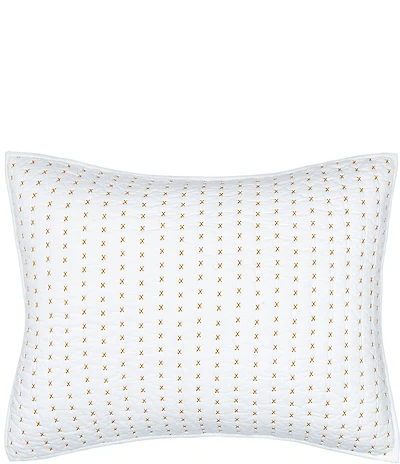 carol & frank Hilton X Stitching Pillow Sham
