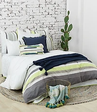 carol & frank Jones Yarn-Dyed Striped Duvet Cover