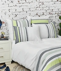 carol & frank Jones Yarn-Dyed Striped Duvet Cover