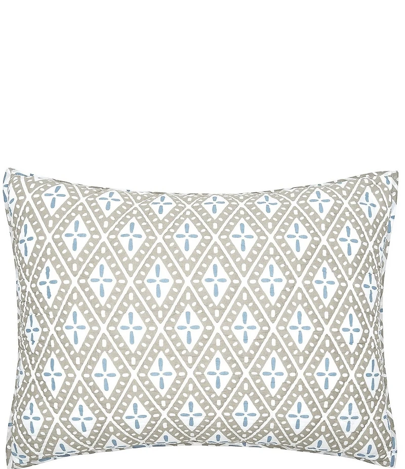 carol & frank Liam Geometric Pattern Pillow Sham