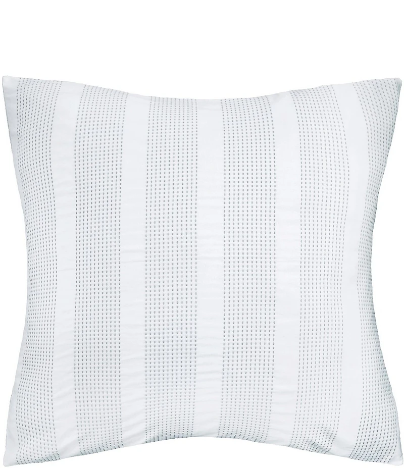 carol & frank Mason Sateen Dobby Weave Wide Stripes Euro Sham