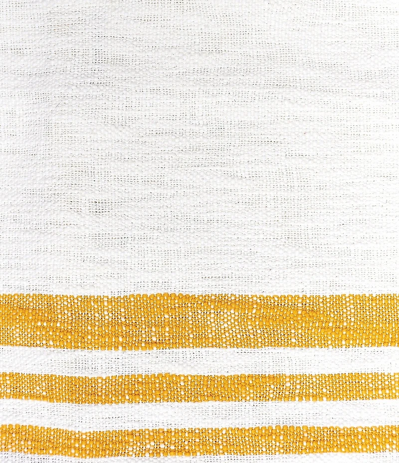 carol & frank Morgan Striped Fringe Throw Blanket