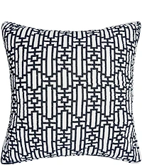 carol & frank Naya Geometric Pattern Double-Sided Euro Sham