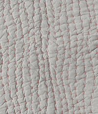 carol & frank Reversible Kantha Stitch Polly Euro Sham