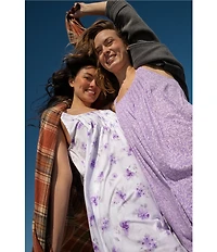 Carole Hochman Printed Sleeveless Scoop Neck Jersey Knit Short Nightgown