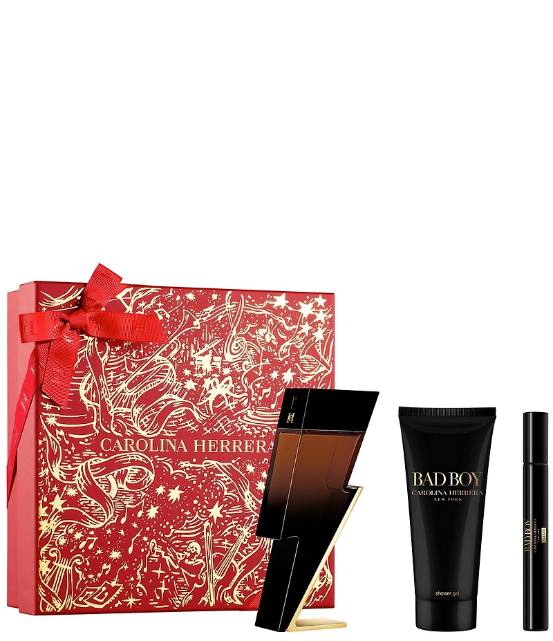 Carolina Herrera Bad Boy Elixir 3-Piece Gift Set