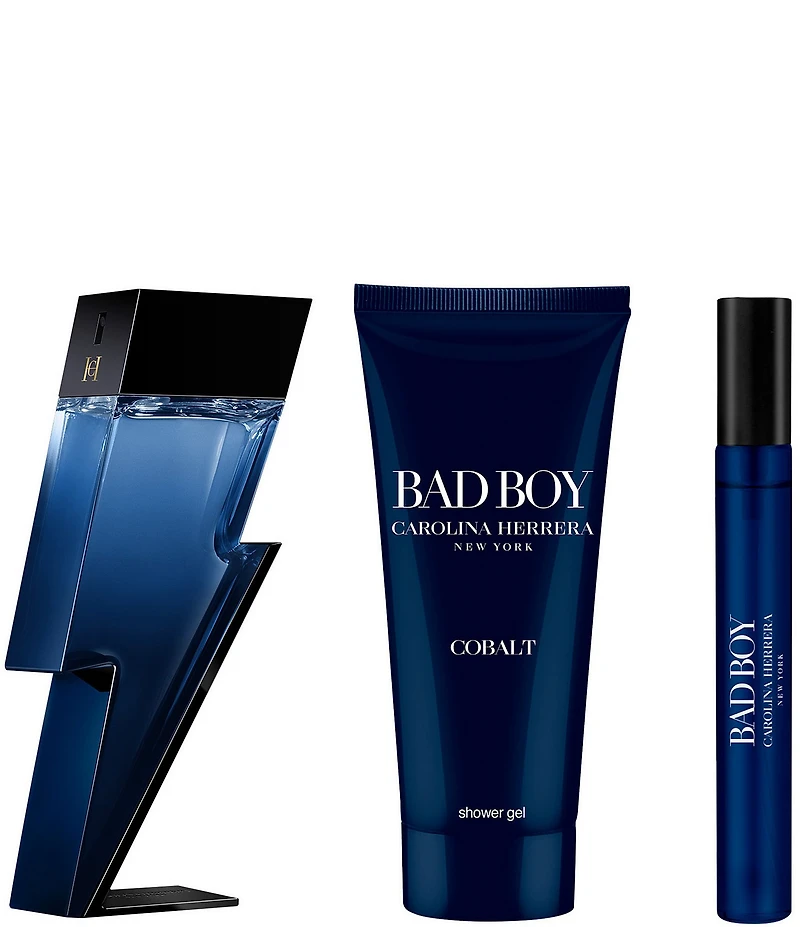 Carolina Herrera Bad Boy Cobalt Eau de Parfum 3-Piece Gift Set