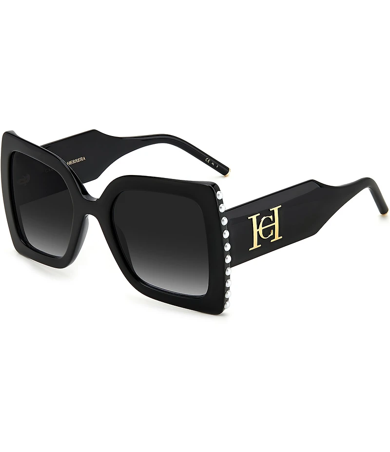 Carolina Herrera CH0001 55mm Square Statement Sunglasses